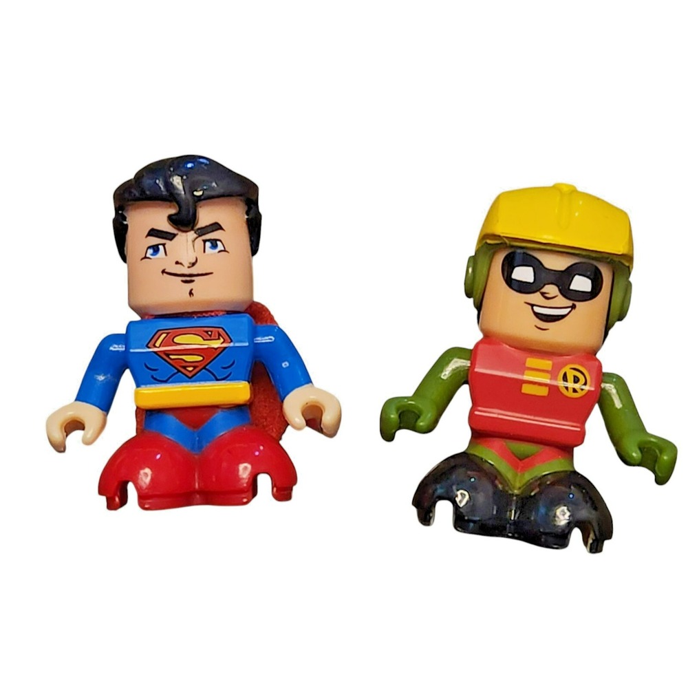 Mattel Fisher Price Superman and‎ Robin Figures